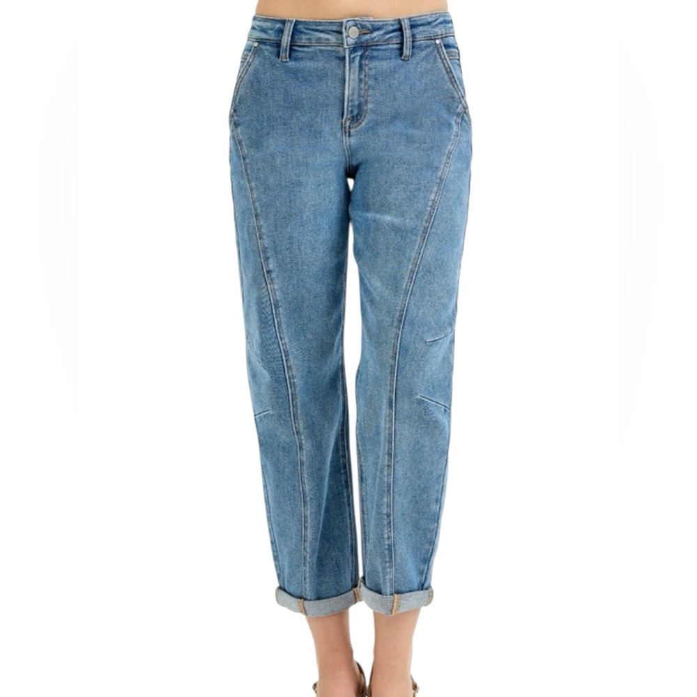 Risen Classic Blue Women's Barrel Jeans